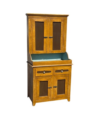 Antique paint decorated - , folk