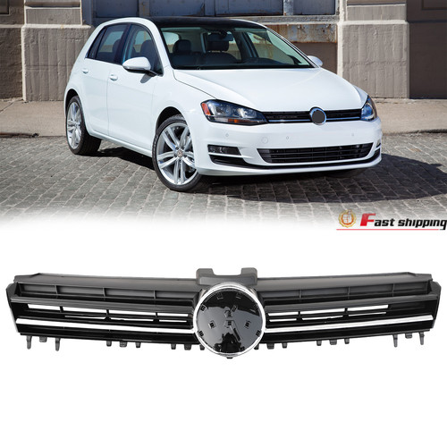 Front bumper grille black - front,