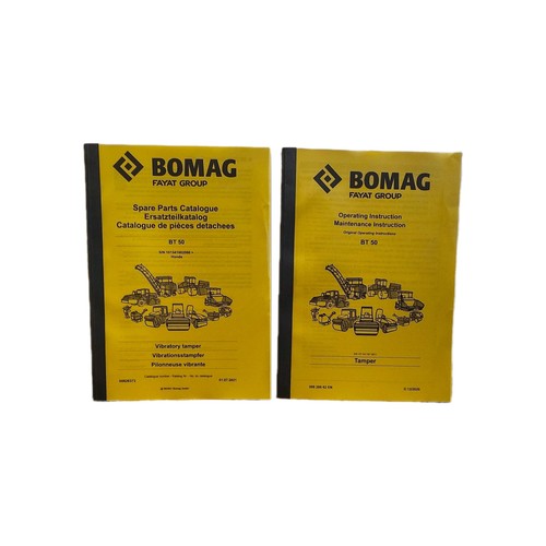 Bomag operating maintenance - bomag,