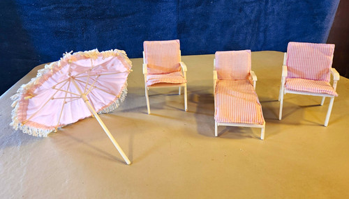 1980 barbie patio furniture - 1980's,