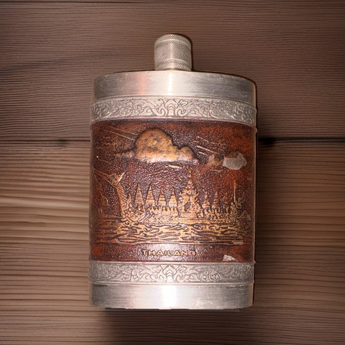 Vintage pewter thailand scenic - vintage,