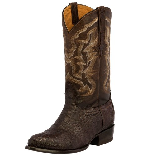 Mens brown cowboy boots - cowboy, real