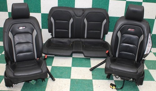 Camaro coupe black leather - black,