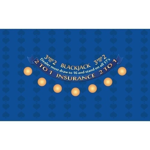 Blackjack table layout felt - blackjack,