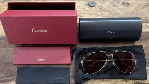 Authentic cartier red aviator - authentic,