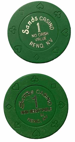 Sands casino chips - (2),