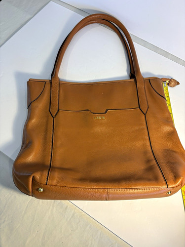 Lodis brown pebbled - brown, zip