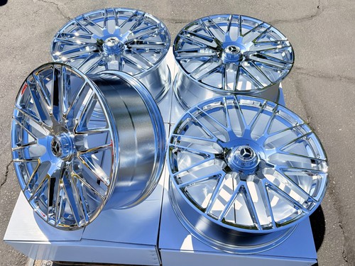New chrome 22x9 11 5 - 4, 11.5