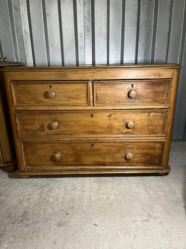 Antique english pine - english, chest