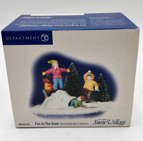 Department snow village fun - department, 56
