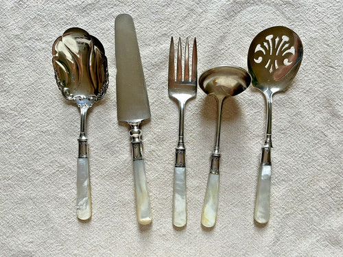 Mother pearl silverplated - pearl,