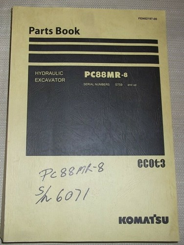 Komatsu pc88mr hydraulic - komatsu,