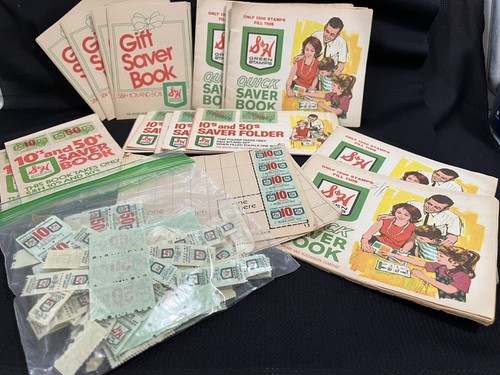 Vintage green stamps lot - s,