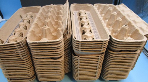 Fiber egg cartons for a - fiber,