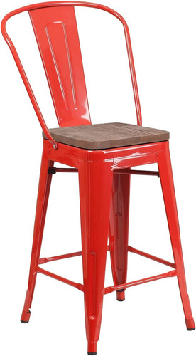 Metal counter stool with - metal,