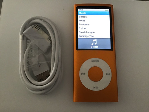 Apple ipod nano 4th - 4th, orange