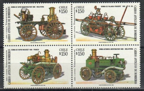 Chile stamp 1111 1114 - chile,
