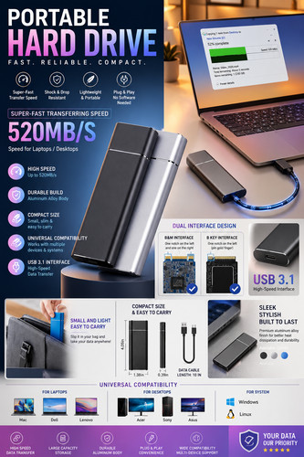 16tb portable external hard - portable,