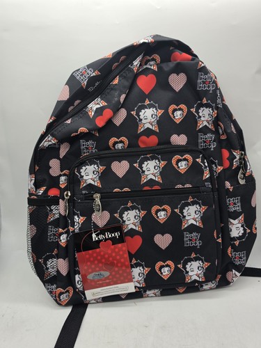 Betty boop backpack black cute - black,