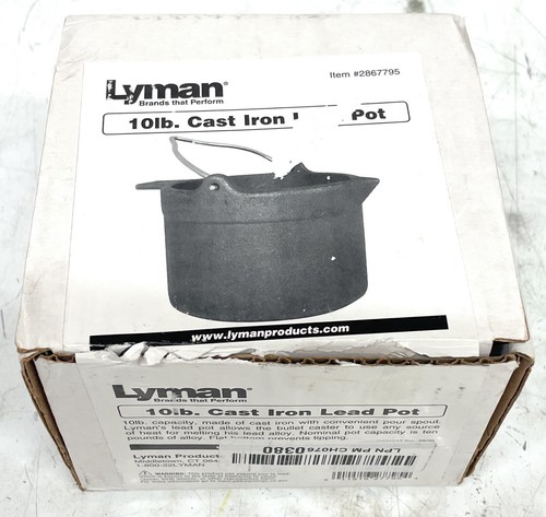 Lyman cast iron - lead, wit
