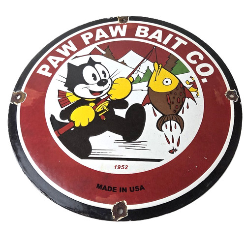 Vintage paw bait fishing - paw,