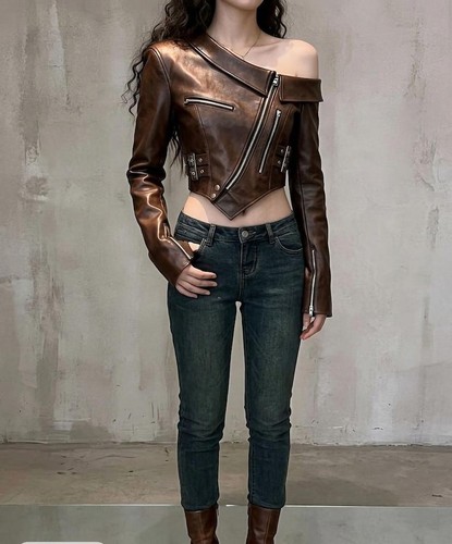 Women brown genuine leather - women's,
