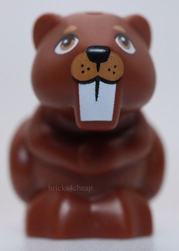 Lego reddish brown beaver - brown,