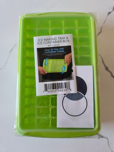 Ice making tray - making,