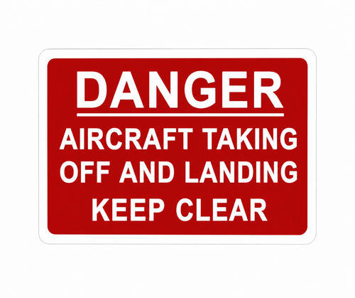 Danger aircraft sticker - aircraft,