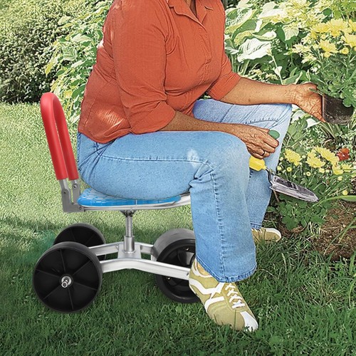 Rolling garden scooter - garden,