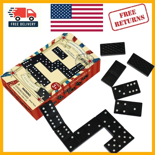 Classic wooden dominoes - wooden,