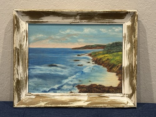 Antique c1948 rocky - rocky, coast