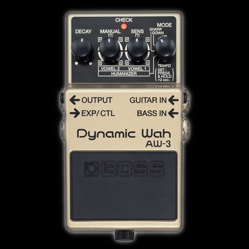 Boss dynamic wah - aw-3, guitar