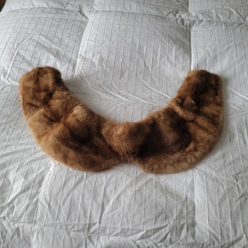 Genuine mink fur collar - mink,