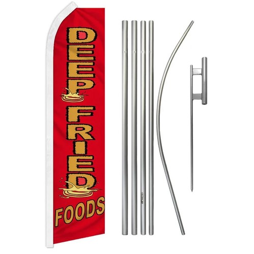 Deep fried foods - deep,