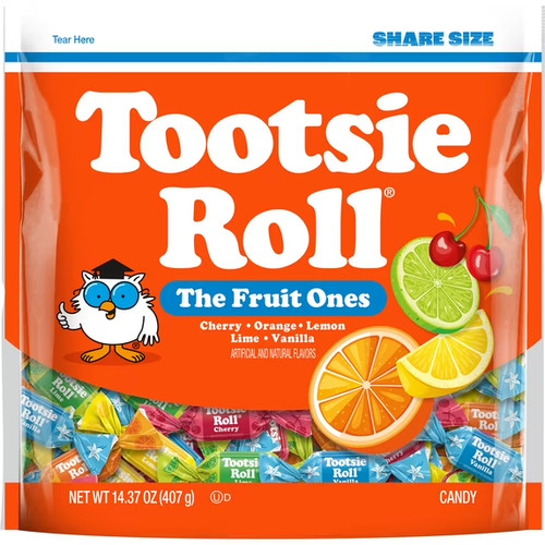 Tootsie fruit chews assorted - fruit,