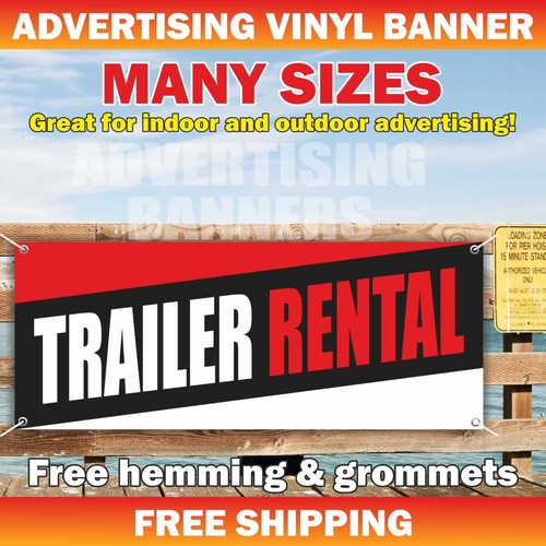 Trailer rental advertising - trailer,
