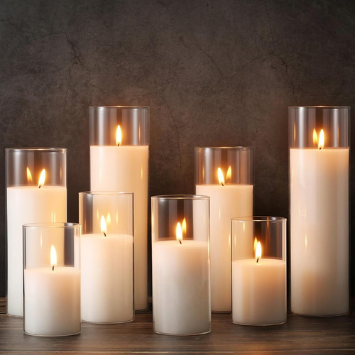 Pillar candle set with - pillar,