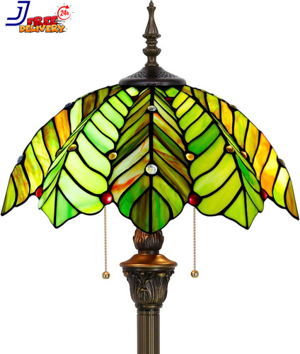 Tiffany floor lamp stained - floor,