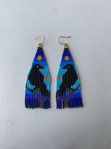 Handmade seed bead fringe - handmade,