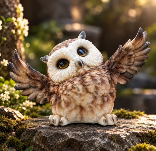 Owl mold resin plaster soap - ,