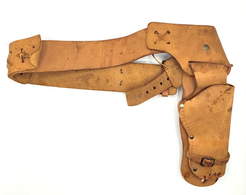 Vtg rare western - brown, leather