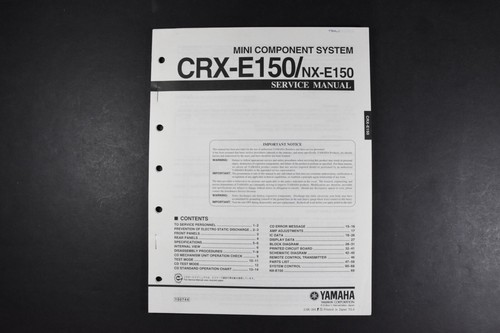 Yamaha crx e150 - crx-e150, nx-e150
