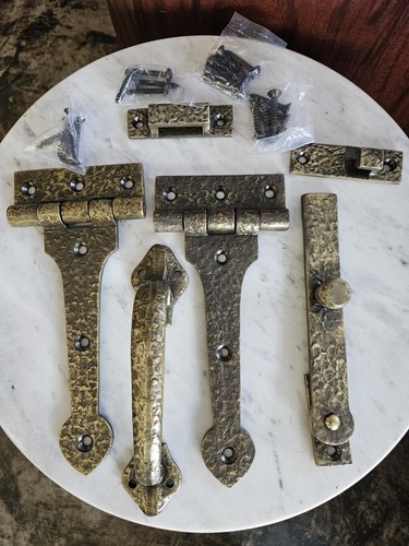 Brass antique door - ,