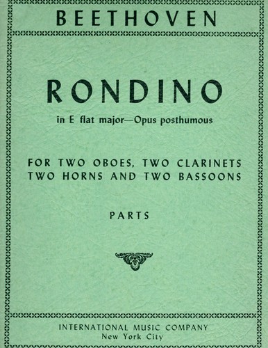 Beethoven rondino eb - beethoven,