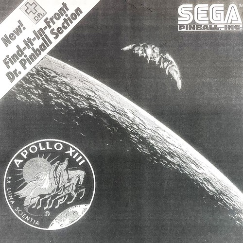 Sega apollo pinball machine - apollo,