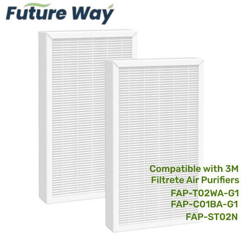 Pack hepa for 3m - 2-pack,