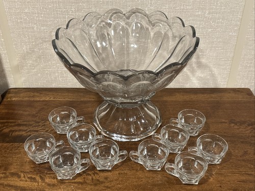 Large vintage heisey pedestal - large,