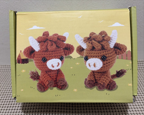Crochet baby highland - highland, cows