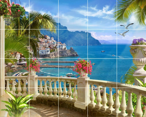 Mediterranean ocean view - , italy